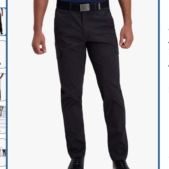 Haggar Other - Men's Haggar Active Flex Pants Color- Lead Sz 38x29 NWT